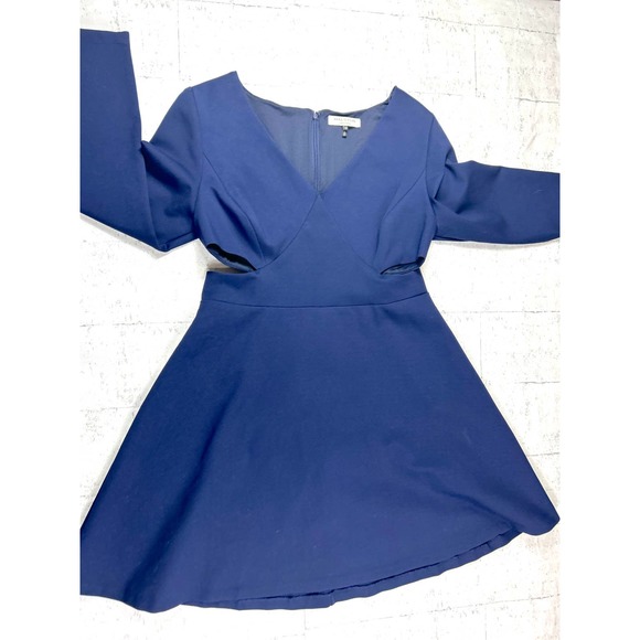 Halston Heritage Dresses & Skirts - Halston Heritage Cobalt Blue Dress with Cutout Detail Sz 127